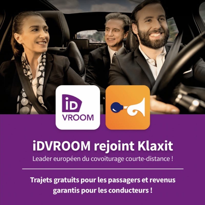 Fusion/Acquisition de IDVROOM à la SNCF par Klaxit